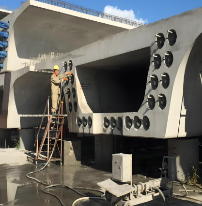 镜湖压浆料施工流程及注意事项